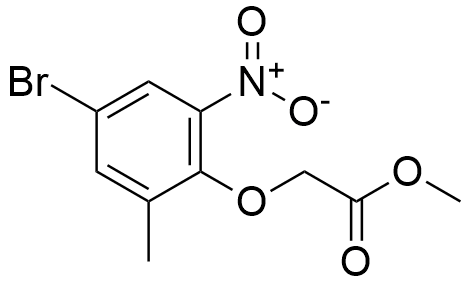 Methyl 2-(4-bromo-2-methyl-6-nitrophenoxy)acetate